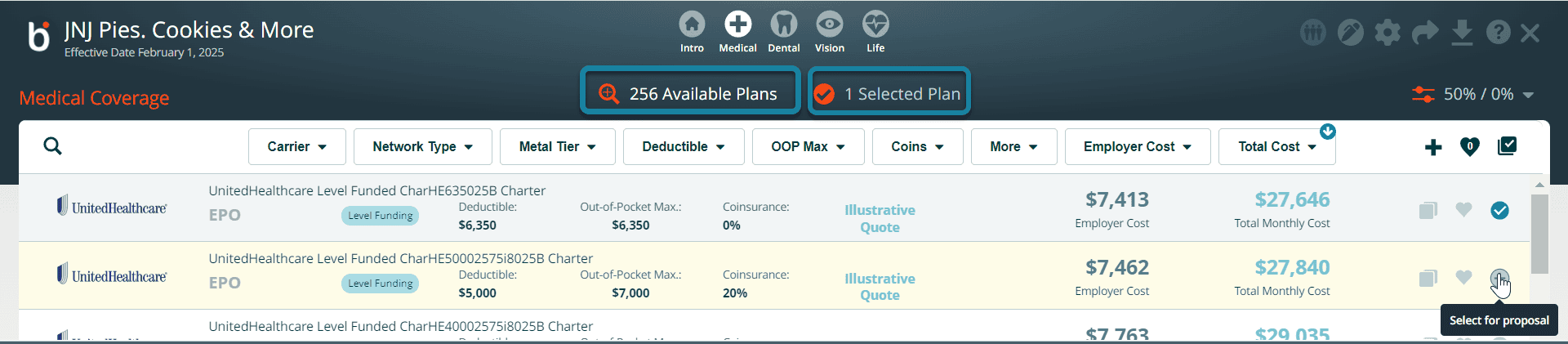 Select Plans Help Center